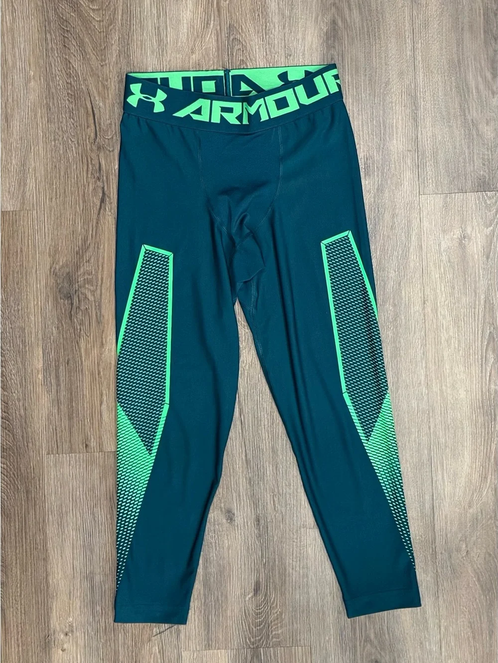 Under Armour Compression Leggings Teal Medium